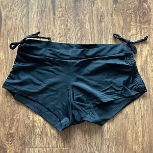 Fused Hawaii Big Island Bottoms Swim Shorts, Size XS/S, Black